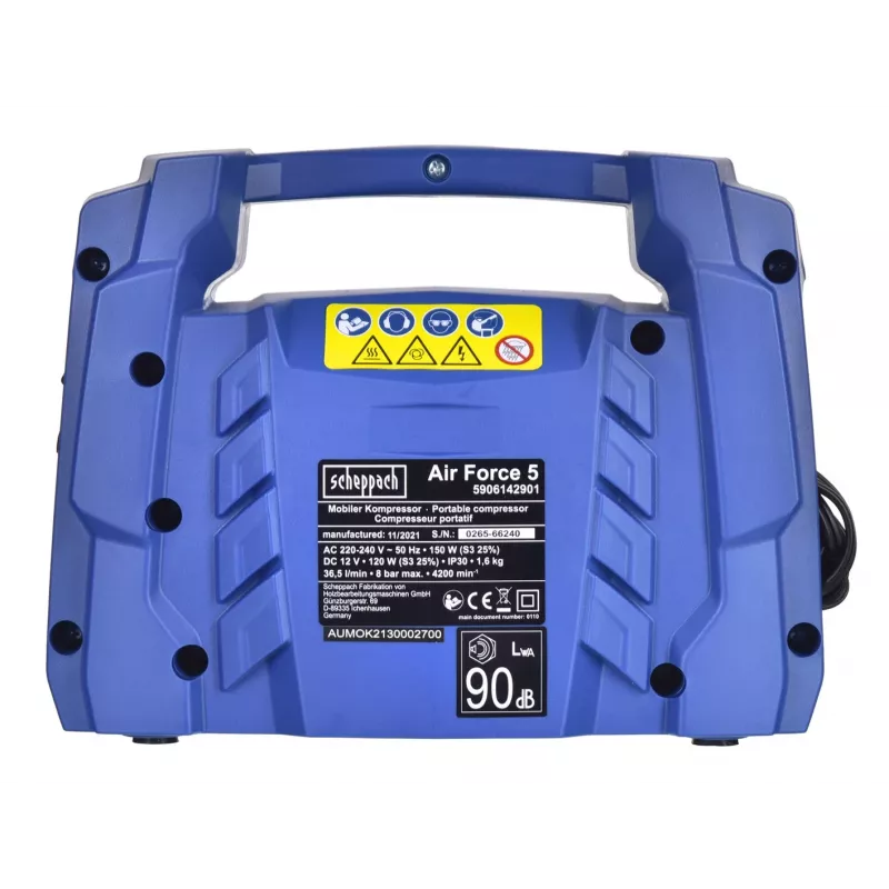 Compressor de ar Scheppach AIR-FORCE 5 5906142901 0,2 W AC