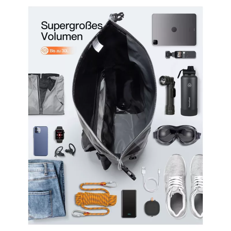 Mochila para portátil inateck BP06003 cinzento/preto 25-30L