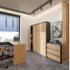 Estante de escritório RS-80 HEMN, antracite/carvalho Artisan