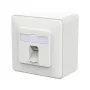 METZ CONNECT tomada de ligação E-DAT C6A LSA++ 1 porta AP branco tráfego