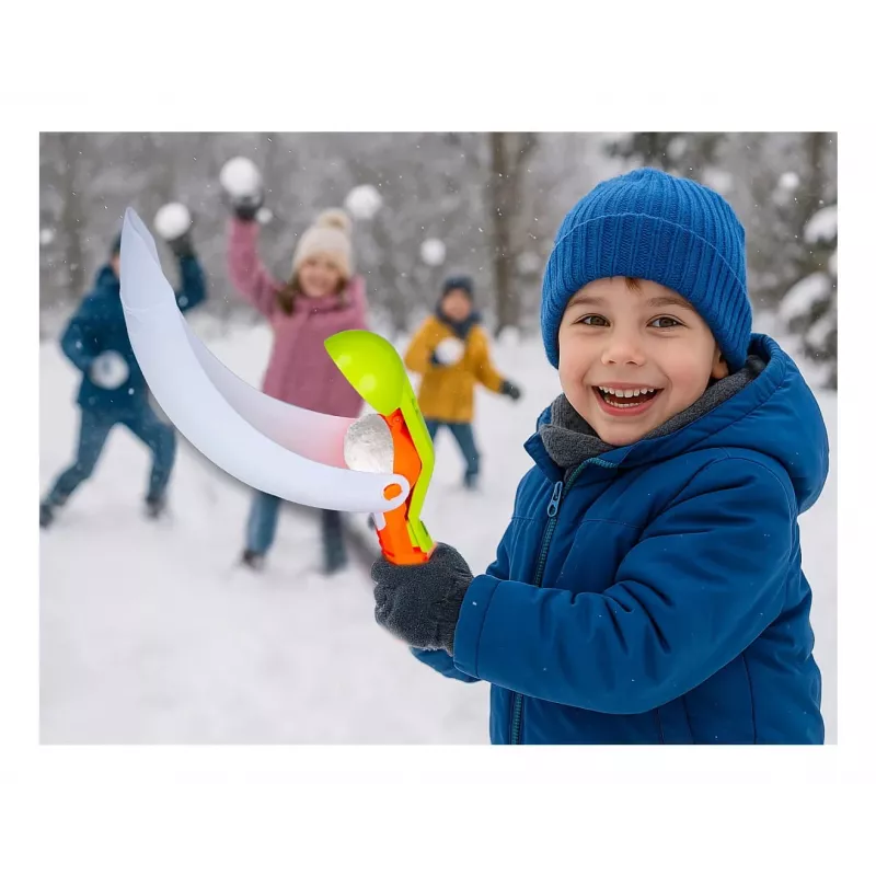 Formador de bolas de neve Jamara Snow Play lançador de bolas de neve 2in1, multicolor, 0,21 kg