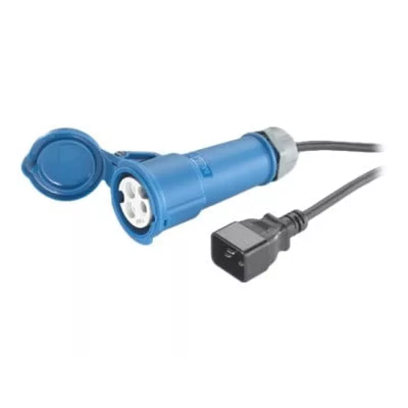 Cabo de alimentação APC, C20 para IEC309 (16A), 2,5 m, 2,5 m, 230 V, 16 A