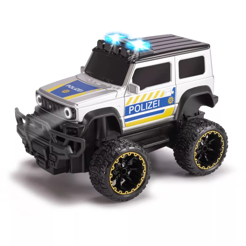 RC Suzuki Jimny Police 1:24 à escala da Simba‑Dickie, modelo telecomandado, 1:24