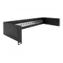 Delock 66884 Painel de calha DIN de 19 polegadas, 2U, preto
