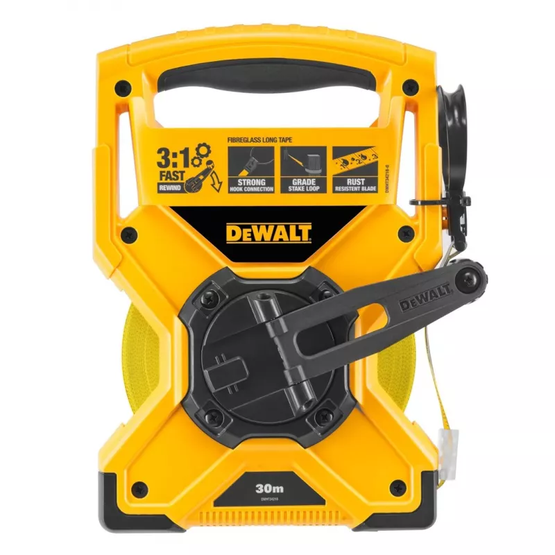 DeWALT DWHT34218-0 fita métrica de fibra de vidro 30 m
