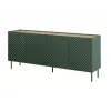 Cómoda 4D2SZ ONDA 200x45xH85 verde
