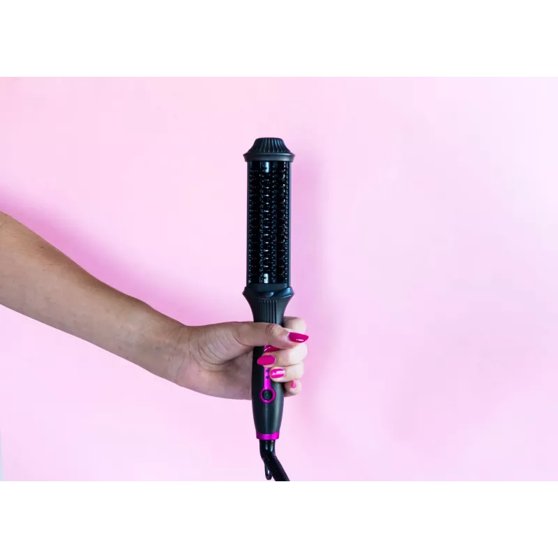 Escova de ar quente JATA JBCA1901 50 W quente preto rosa 2 m