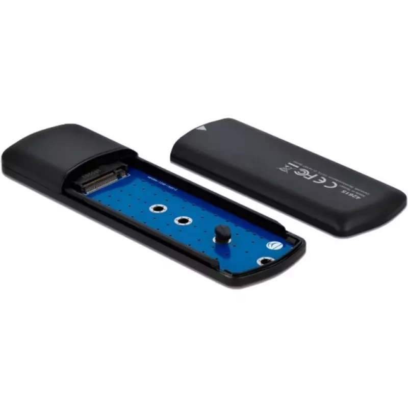 Caixa para SSD DeLOCK 42615 preto M.2