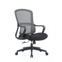 Cadeira de escritório ergonómica Up Up Darwin preto, tecido preto + rede cinzenta