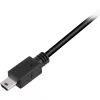 Cabo USB 2.0, ficha USB-A > ficha Mini-USB (preto, 1,0 metros, duplamente blindado)