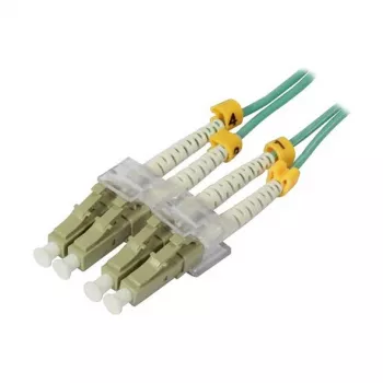 Cabo patch de fibra ótica 2 fibras 15 m LC-LC - 50/125 µm - OM3 - AD=2 mm - Synergy 21