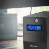 Qoltec Monolith UPS (fonte de alimentação ininterrupta) Dupla conversão (Online) 1 kVA 600 W 2 tomadas Schuko