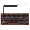 Teclado Sharkoon 100068081 Home USB QWERTZ alemão preto madeira 75%
