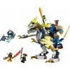LEGO NINJAGO Conjunto 71843 Rogue’s Mech Dragon Rider — 584 peças, 4 minifiguras, 190 mm de altura do modelo