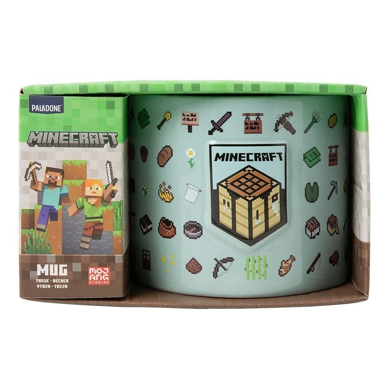 Paladone Minecraft caneca com relevo