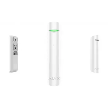 Detetor sem fios GLASSPROTECT/branco 38109 Ajax