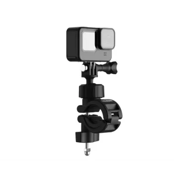 Telesin DJ-HBM-001 suporte de bicicleta para câmaras de ação, rotação de 360°, para guiadores de 20-32 mm, preto