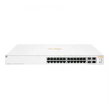 HPE Aruba Networking Instant On 1930 24G Class4 PoE 4SFP/SFP+ 370W Managed L2+ Gigabit Ethernet (10/100/1000) Power over Ethernet (PoE) 1U branco
