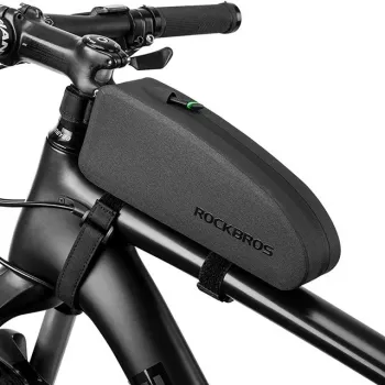 Rockbros AS-019-1 bolsa de quadro para bicicleta impermeável 1,6 l preto