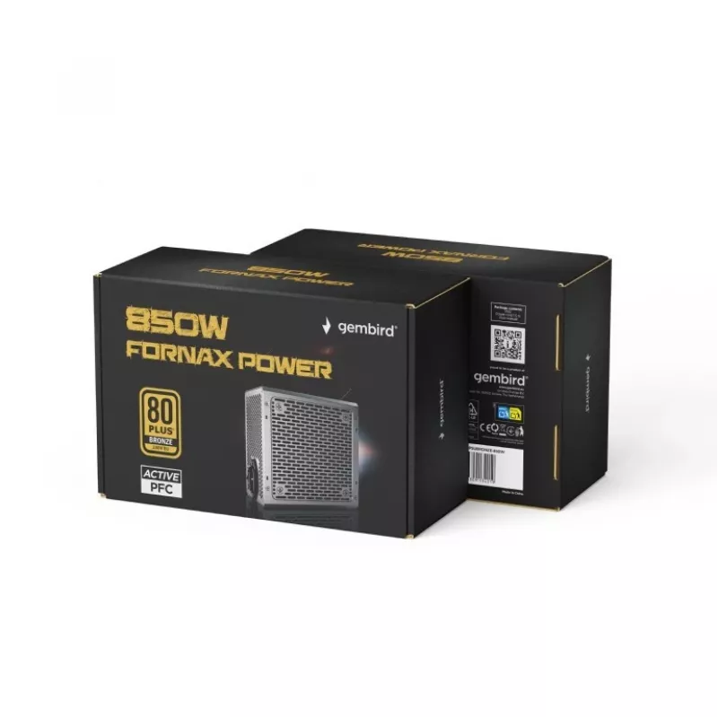 Fonte de alimentação 850W PFC ativo ventoinha 12 cm 80+ Bronze industrial