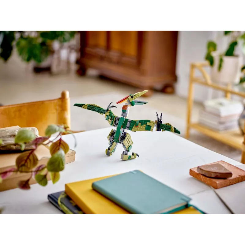 Brinquedo de construção LEGO Creator 3-em-1 T.Rex Conjunto de construção, 626 peças, 150 mm de altura, idade 9+