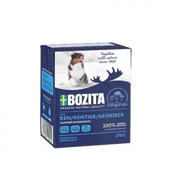 Comida húmida para cães BOZITA frango e veado Adult 370 g – sem cereais, todas as raças