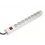 DIGITUS Professional A-19-STRIP-2-IMP – Unidade de distribuição de energia (Rack – montagem em rack) – Corrente alternada 250 V – Alimentação de entrada – Saída