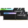 DIMM 16 GB DDR4-3200 (2x 8 GB) kit duplo, memória RAM preta, F4-3200C16D-16GTZR, Trident Z RGB, INTEL XMP