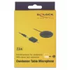 Microfone de mesa DeLOCK 65873 Preto