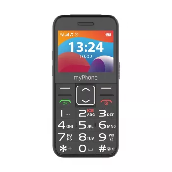 myPhone HALO | 3 LTE | preto | 2,4 polegadas | IPS | 48 MB | 128 MB | Dual SIM | Nano SIM | 3G | Bluetooth | 2.1 | USB Type-C | câmara integrada | resolução da câmara principal 0,3 MP