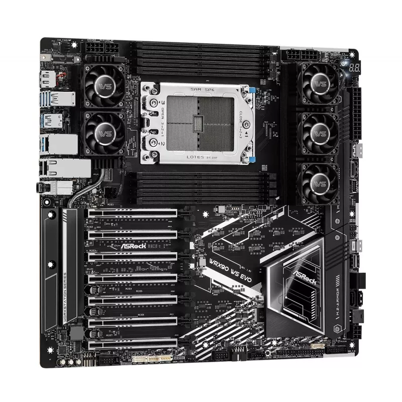 Motherboard ASRock WRX90 WS EVO AMD WRX90 Socket sTR5 EEB