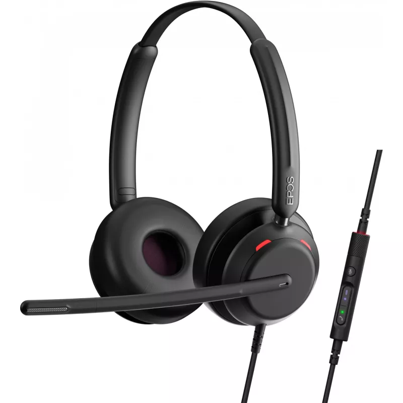EPOS IMPACT 760T - Headset - On-Ear - Com fios - USB-C - Preto - Certificado para Microsoft Teams (1001214)