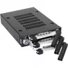 ICY DOCK - ToughArmor - MB993SK-B - 3x 2,5 SATA HDD e SSD em 1x baía de 3.5, moldura de troca rápida em metal maciço com fechadura de segurança