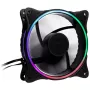 Inter-Tech 888860272 ventoinha RGB para caixa, 120 mm, 120x120x25 mm, preta