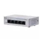 Switch Ethernet Gigabit não gerido L2 Cisco CBS110 — 5x RJ-45 10/100/1000, 1U, 12V DC, 2048 MAC, 10 Gbit/s