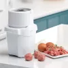 Máquina de cortar fiambre Jata JEPC1123 — máquina de cortar elétrica compacta para fiambre e queijo, espessura de corte ajustável