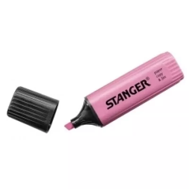 Marcador de texto Stanger 180012000 roxo, ponta 1–5 mm, biselada, marcador de tinta