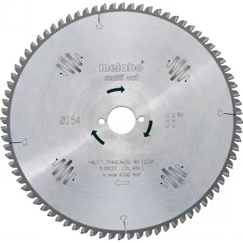 Disco de serra circular Metabo 628223000 25,4 cm