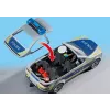 Carro de polícia Playmobil com sirene e luz intermitente, multicolorido, plástico, 3+