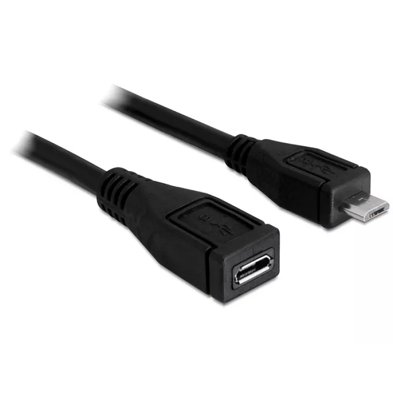 Cabo USB DeLOCK 83248 USB 2.0 1 m Micro-USB B preto