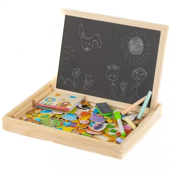 Extralink Toys quadro de giz e magnético educativo de dupla face