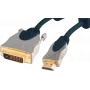 Adaptador de cabo de vídeo ShiverPeaks SP77480 1 m HDMI Type-A DVI-D azul