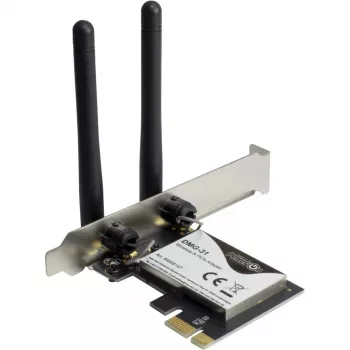 Inter-Tech DMG-31 - Interno - Sem fios - PCI Express - Wi-Fi - Wi-Fi 4 (802.11n) - 300 Mbit/s (88888147)