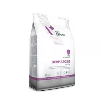 VETEXPERT Veterinary Diet Dermatosis Dog Lamb & Krill ração seca para cães, 2 kg