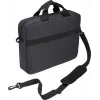 Case Logic Huxton | Compatível com portáteis até 13,3 polegadas | Pasta para portátil | preto | alça de ombro