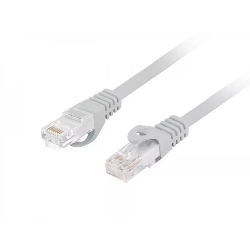 Cabo de rede LANBERG Cat6 U/UTP RJ-45 para RJ-45 0,5 m cinzento PCU6-10CU-0050-S