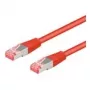 Cabo de rede Goobay CAT 6, S/FTP (PiMF), vermelho, 25 m - LSZH sem halogéneos, cobre (95650)