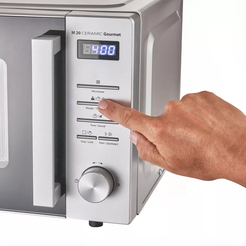 Micro-ondas Caso Ceramic Gourmet M 20 — 700 W, 20 L, interior em cerâmica
