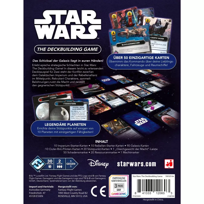 Star Wars: Das Deckbuilding-Spiel, jogo de cartas