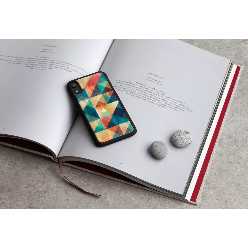 Capa para smartphone iKins para iPhone XR — Mosaic preta capa de proteção